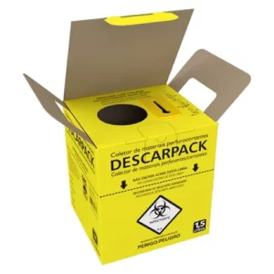Coletor para Material Perfurocortante 1,5L Descarpack