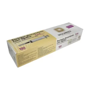 Seringa Hipodérmica com Agulha 25 X 0,70mm Descarpack