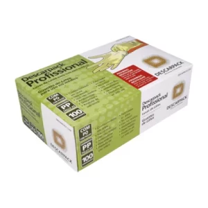 Luva de Látex Profissional Não Médica com Pó Descarpack com 100 Unidades