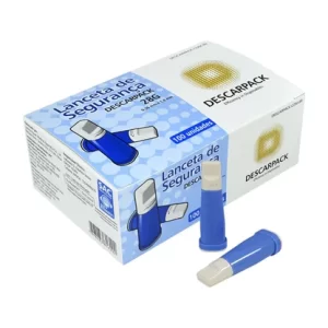 Lanceta de Segurança Descarpack com 100 Unidades