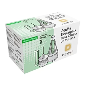 Agulha Descarpack para Caneta de Insulina com 100 Unidades