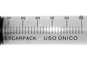 Seringa Hipodérmica 60 mL
