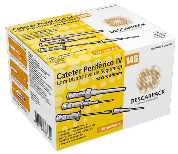 Cateter Periférico Intravenoso com Dispositivo de Segurança